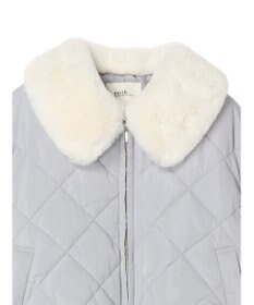 earth music&ecology ファーカラーブルゾン