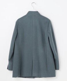 J.PRESS LADIES ショートビーバー ミディ丈 スタンドカラー コート