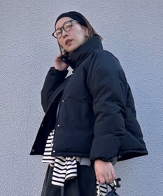 KWD 【日本製/高品質ダウン】STAND COLLAR DOWN BLOUSON ダウンブルゾン