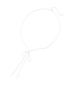 earth music&ecology ロングリボンチェーンネックレス