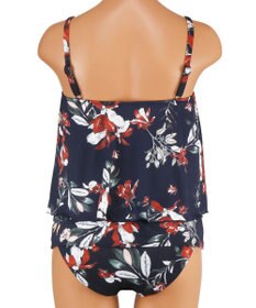 San-ai Resort（三愛水着楽園） 【SALE】ロングパンツセット水着　13L【Coral veil（コーラルヴェール）】