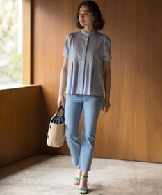 組曲 プレーティング天竺5分袖 カットソー