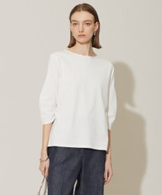 ICB 【接触冷感・UVケア・洗える】 コンフォートプレーティング クレセントスリーブカットソー