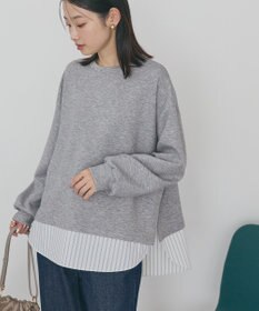 AMERICAN HOLIC シャツテールドッキングプルオーバー