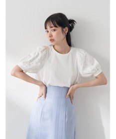 earth music&ecology フラワーレースプルオーバー