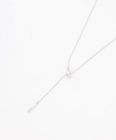 ANY ドロップラリエットネックレス シルバー