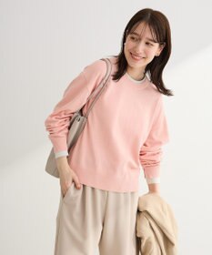 Green Parks アンチピリングレイヤード風ニットプルオーバー