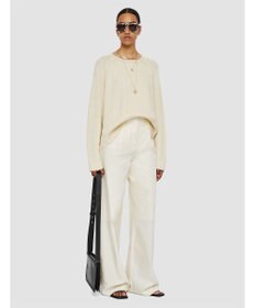 JOSEPH ソフトコットンシルク　ワイドトラウザーズ