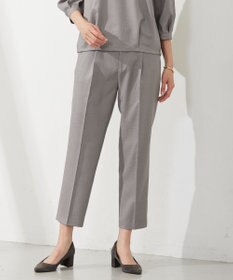 J.PRESS LADIES 【セットアップ対応・洗える・UVケア・速乾】 OXIJEWELストレッチ テーパード パンツ