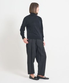 muuc 〈極上メリノウール〉ベーシックタートルネックプルオーバー〈肌に優しいニット〉〈アンサンブル可能〉〈袖の透かし編み〉