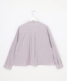 J.PRESS LADIES L 【一枚で着映え】コンパクトエステネージュ フロント フリル ブラウス
