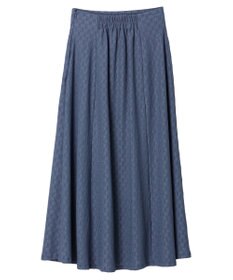 earth music&ecology ジャガードフレアスカート