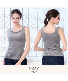 BRADELIS New York 【BRADELIS NewYork peace】シャイニーベロアブラキャミ25 カップ付き ブラトップ 補正 下着