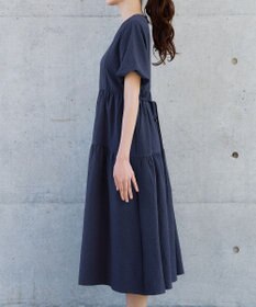 Tiaclasse リップルティアードワンピース