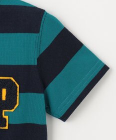 J.PRESS KIDS 【110-130cm】ボーダーJPサガラ刺繍 Ｔシャツ