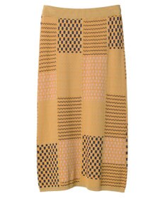 Green Parks ■ＥＳＣＡＲ　ダブルジャカードニットスカート