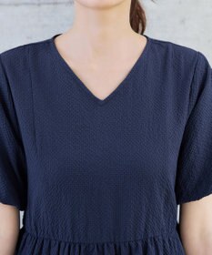 Tiaclasse リップルティアードワンピース