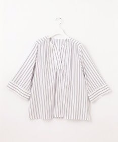 自由区 S 【洗える】SOMELOSテンセルスキッパー ブラウス