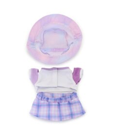 Mother garden マザーガーデン  うさももドール用着せ替え服 Sサイズ 《パープルチェック》