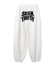 WEGO 【ウエストゴム】ヒップロゴスウェットパンツ