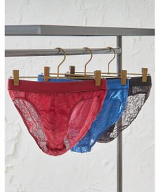 WACOAL MEN WACOAL MEN 【レースブリーフ】 ブリーフ フロント立体設計 通気性 花柄レース 前閉じ 下着 ビキニ メンズ WF1822 /ワコールメン