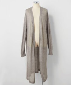 TOQUE 〈大草直子さんアドバイザー〉アルパカシルクニット ロングカーディガン