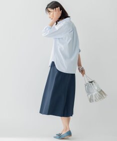 23区 【洗える】CANCLINI バンドカラー シャツ