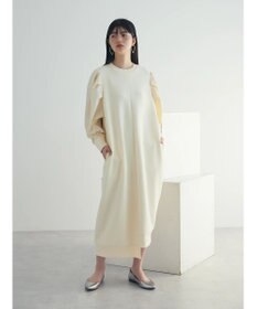 Green Parks armonia. リブ使いコクーンポンチワンピース