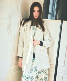 GRACE CONTINENTAL ツイードテーラードコート