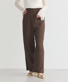 earth music&ecology レースイージーパンツ