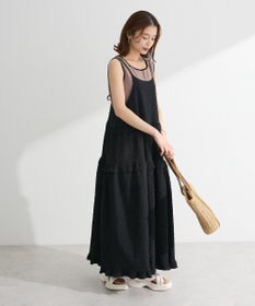 Green Parks ・Petit Fleur フリルティアードキャミワンピ