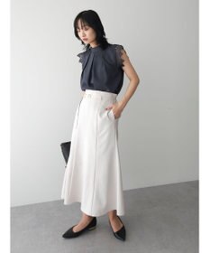 Green Parks ・ＥＬＥＮＣＡＲＥ　ＤＵＥ　リネンライクレースブラウス