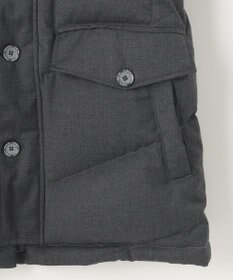 JOSEPH ABBOUD MOUNTAIN 【ECOファー/9ポケット/ホワイトグース/ユニセックス】ウールライクアウトドア ダウンコート