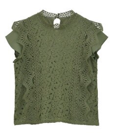 Green Parks ・Ｐｅｔｉｔ　Ｆｌｅｕｒ　フレンチレーシーブラウス