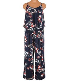 San-ai Resort（三愛水着楽園） 【SALE】ロングパンツセット水着　13L【Coral veil（コーラルヴェール）】