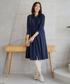 Tiaclasse 【シーズンレス・日本製・洗える】ローズファイン・スリムストレートパンツ