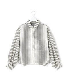 J.PRESS YORK STREET 【WOMEN】ストライプショート ブラウス