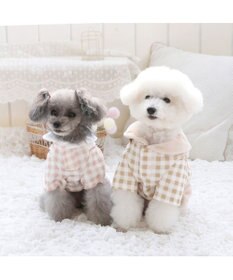 PET PARADISE ペットパラダイス くまちゃん チェックパンツ 小型犬