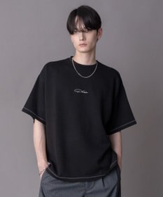 WEGO 【機能T/ユニセックス着用ITEM】カラーステッチワンポイントT（SS）