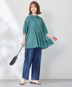 ANY L ピンタックブラウス