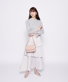 Maison de FLEUR キルティングエナメルバッグ