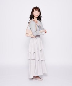 Maison de FLEUR キルティングエナメルバッグ