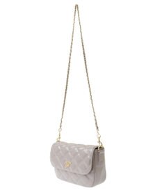 Maison de FLEUR キルティングエナメルバッグ