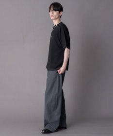 WEGO 【機能T/ユニセックス着用ITEM】カラーステッチワンポイントT（SS）