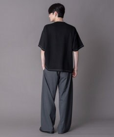 WEGO 【機能T/ユニセックス着用ITEM】カラーステッチワンポイントT（SS）
