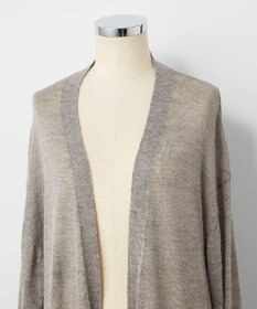 TOQUE 〈大草直子さんアドバイザー〉アルパカシルクニット ロングカーディガン