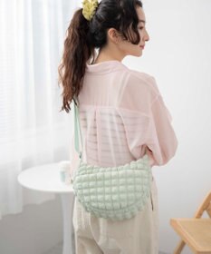 WEGO カラーハーフムーンショルダー