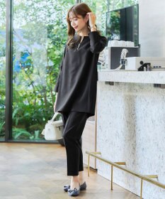 Tiaclasse L 【ダブルストレッチ・洗える】テーパードパンツ