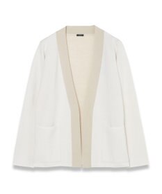 JOSEPH ウールシルクバイカラー　カーディガン