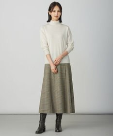 J.PRESS LADIES L モナベールツイル チェック フレア スカート